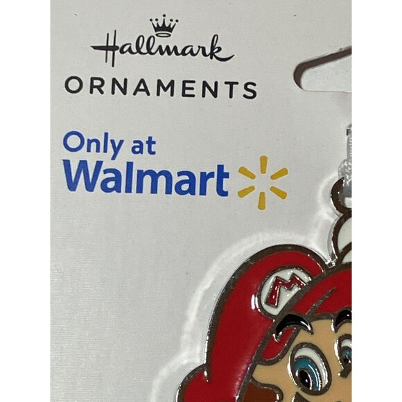 Hallmark Nintendo Mario Flat Metal Christmas Tree Holiday Ornament 2023 - Picture 5 of 9